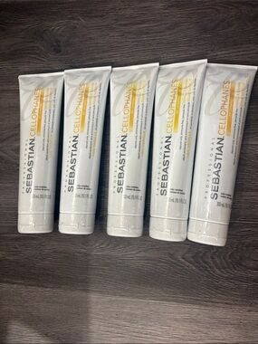 BUNDLE OF 5 - Sebastian Cellophanes Vanilla Blonde 300ml / 10.1 Fl Oz - BRAND NE